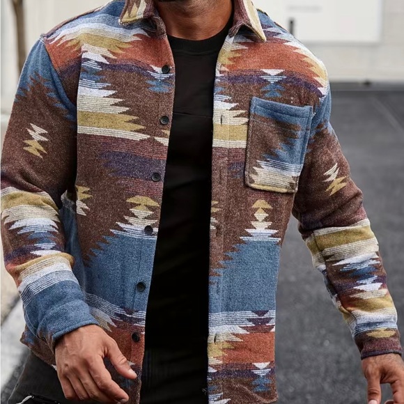 NIP men’s flannel feel button down shirt jacket, size M - Picture 2 of 10